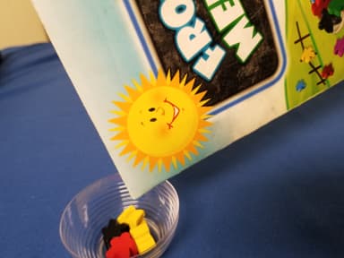 Frosted Meeples Pouring