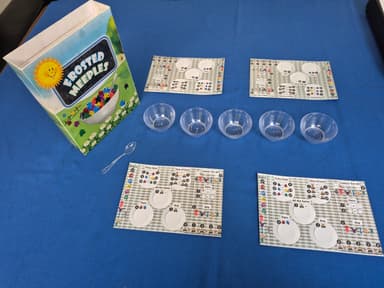 Frosted Meeples Setup
