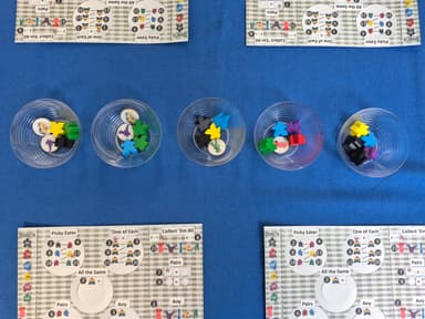 Frosted Meeples - First Round of Drafting