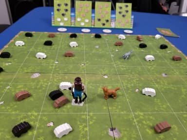 Wolf vs Shepherd in action